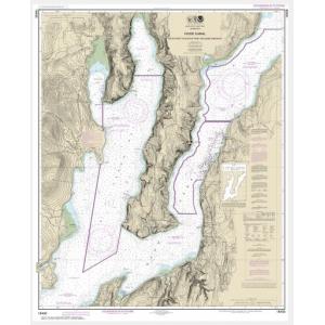 NOAA Chart - Hood Canal-South Point to Quatsap Point including Dabob Bay - 18458
