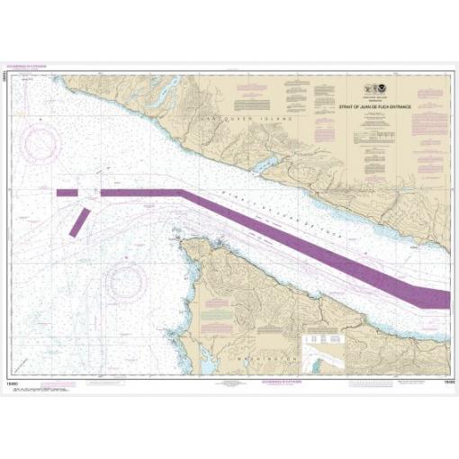 NOAA Chart - Stait of Juan de Fuca Entrance - 18460
