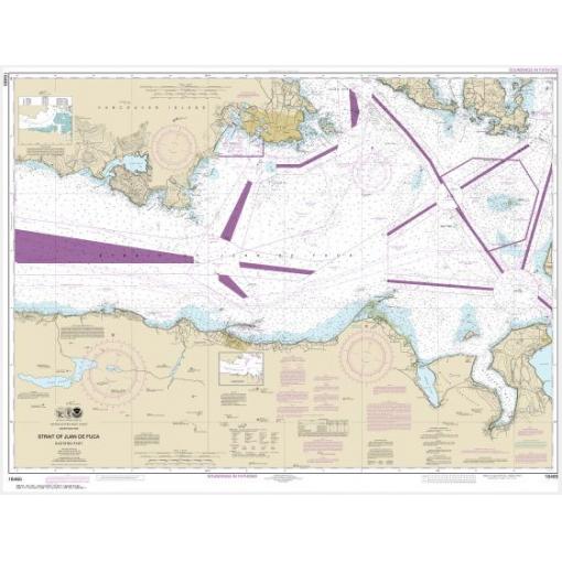 NOAA Chart - Strait of Juan de Fuca-eastern part - 18465