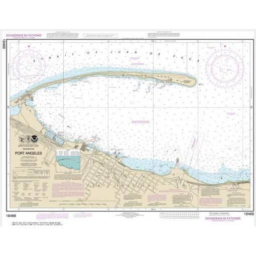 NOAA Chart - Port Angeles - 18468