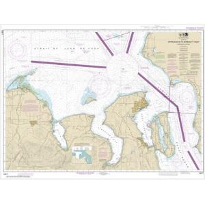 NOAA Chart - Approaches to Admiralty Inlet Dungeness to Oak Bay - 18471
