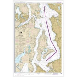 NOAA Chart - Puget Sound-Shilshole Bay to Commencement Bay - 18474