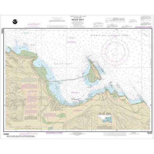 NOAA Chart - Neah Bay - 18484