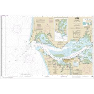 NOAA Chart - Columbia River Pacific Ocean to Harrington Point; Ilwaco Harbor - 18521