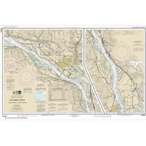 NOAA Chart - Columbia River Crims Island to Saint Helens - 18524
