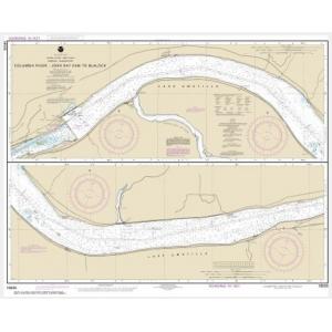 NOAA Chart - Columbia River John Day Dam to Blalock - 18535