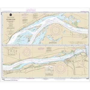 NOAA Chart - Columbia River Blalock Islands to McNary Dam - 18539