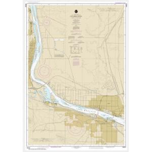 NOAA Chart - Columbia River Pasco to Richland - 18543