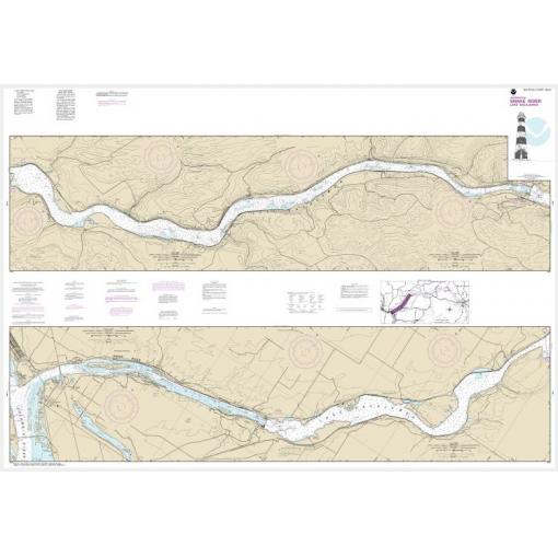 NOAA Chart - Lake Sacajawea - 18545