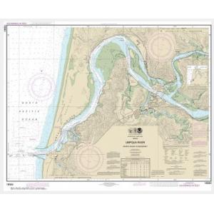 NOAA Chart - Umpqua River Pacific Ocean to Reedsport - 18584