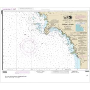 NOAA Chart - Trinidad Harbor - 18605