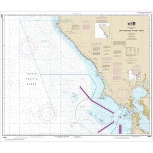 NOAA Chart - San Francisco to Point Arena - 18640