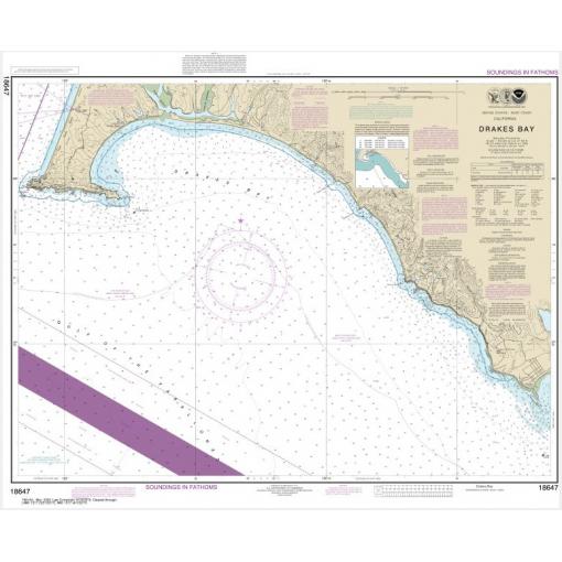 NOAA Chart - Drakes Bay - 18647