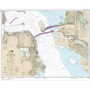 NOAA Chart - San Francisco Bay Candlestick Point to Angel Island - 18650