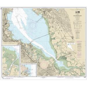 NOAA Chart - San Francisco Bay-southern part; Redwood Creek.; Oyster Point - 18651