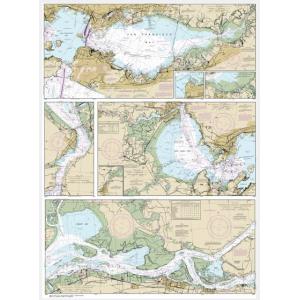 NOAA Chart - San Francisco Bay to Antioch - 18652