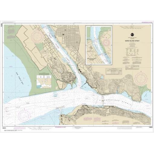 NOAA Chart - Mare Island Strait - 18655