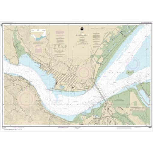 NOAA Chart - Carquinez Strait - 18657