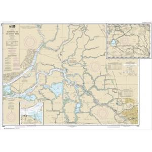 NOAA Chart - Sacramento and San Joaquin Rivers Old River, Middle River and San Joaquin River extension; Sherman Island - 18661