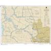 NOAA Chart - San Joaquin River Stockton Deep Water Channel Medford Island to Stockton - 18663