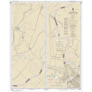 NOAA Chart - Sacramento River Sacramento to Fourmile Bend - 18664