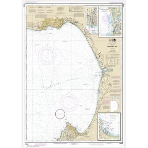NOAA Chart - Monterey Bay; Monterey Harbor; Moss Landing Harbor; Santa Cruz Small Craft Harbor - 18685