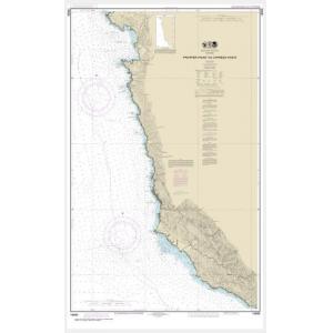 NOAA Chart - Pfeiffer Point to Cypress Point - 18686