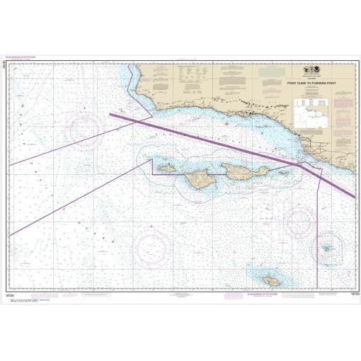 NOAA Chart - Point Dume to Purisma Point - 18720