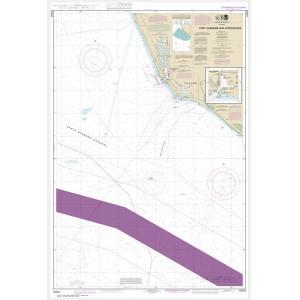 NOAA Chart - Port Hueneme And Approaches; Port Hueneme - 18724
