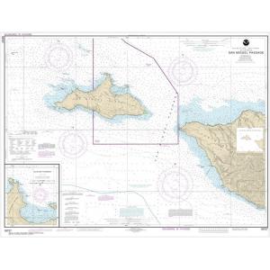 NOAA Chart - San Miguel Passage; Cuyler Harbor - 18727