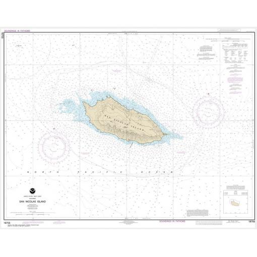 NOAA Chart - San Nicolas Island - 18755