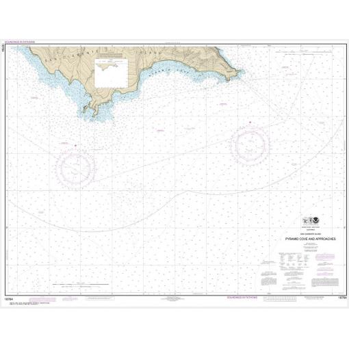 NOAA Chart - San Clemente Island Pyramid Cove and approaches - 18764