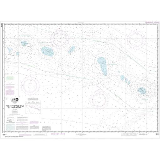 NOAA Chart - French Frigate Shoals to Laysan Island - 19019