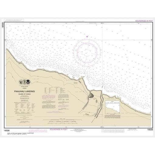 NOAA Chart - Paauhau Landing Island Of Hawaii - 19326