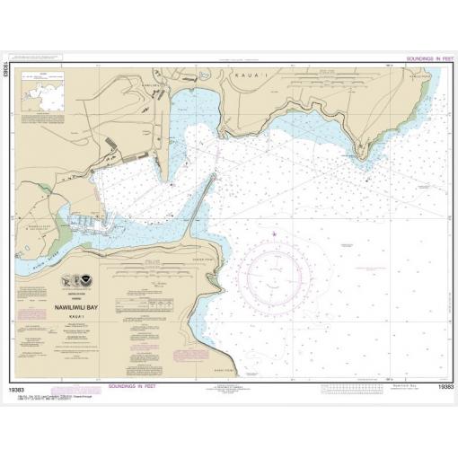 NOAA Chart - Kauai Nawiliwili Bay - 19383