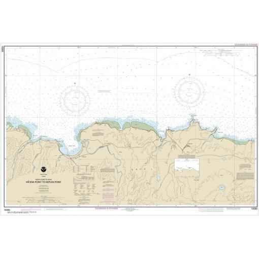 NOAA Chart - North Coast of Kauai Hena Point to Kepuhi Point - 19385