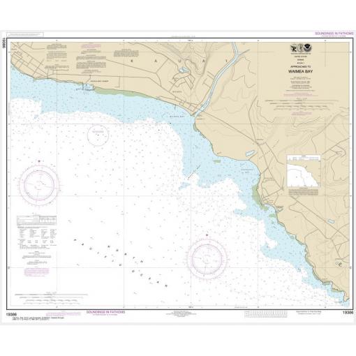 NOAA Chart - Kauai Approaches to Waimea Bay - 19386
