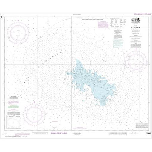 NOAA Chart - Maro Reef - 19441