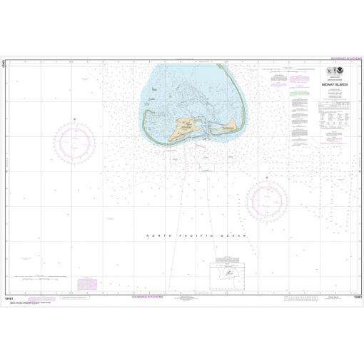 NOAA Chart - Hawaiian Islands Midway Islands - 19481
