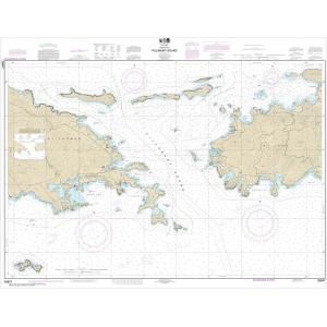 NOAA Chart - Pillsbury Sound - 25647