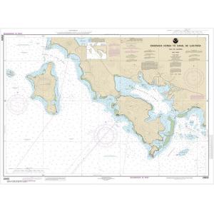 NOAA Chart - Ensenada Honda to Canal de Luis Pena - 25655