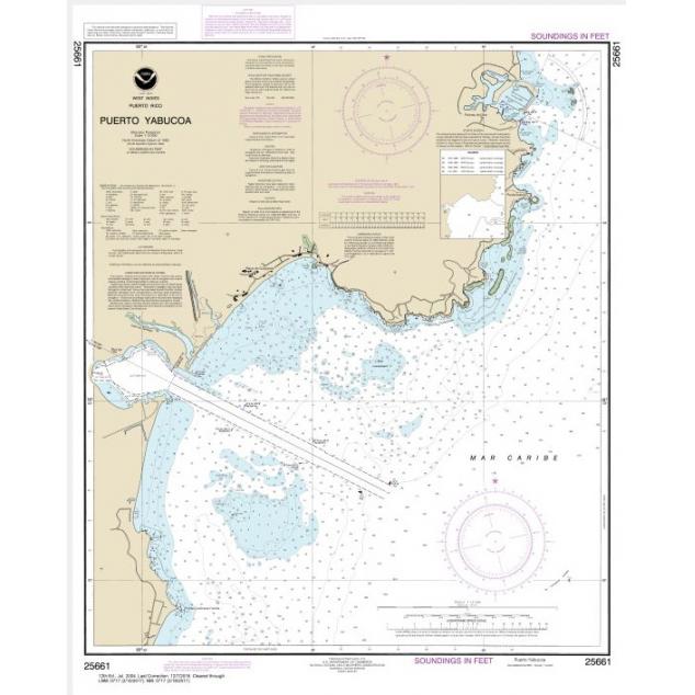 NOAA Chart - Puerto Yabucoa - 25661