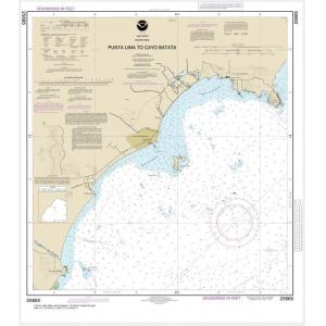 NOAA Chart - Punta Lima to Cayo Batata - 25665