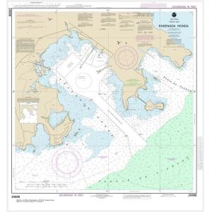 NOAA Chart - Ensenada Honda - 25666