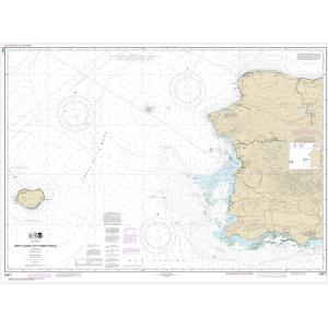 NOAA Chart - West Coast of Puerto Rico - 25671