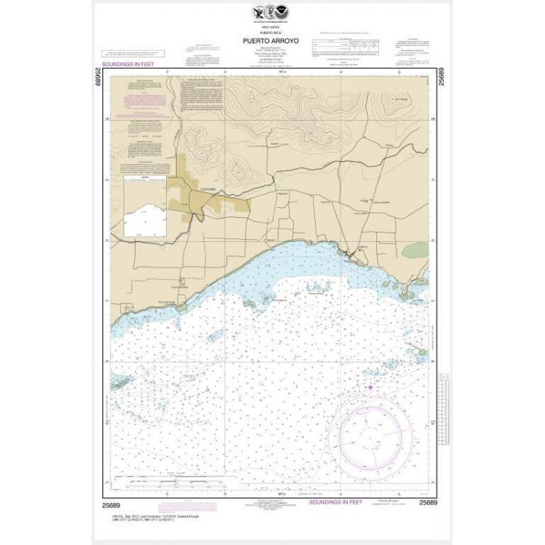 NOAA Chart - Puerto Arroyo - 25689