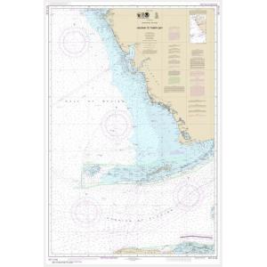 NOAA Chart - Havana to Tampa Bay - 4148