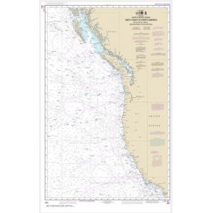 NOAA Chart - North Pacific Ocean West Coast Of North America Mexican Border To Dixon Entrance - 501