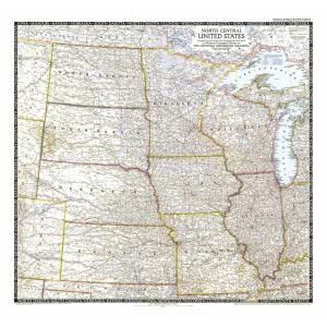 North Central United States - Published 1948 by National Geographic