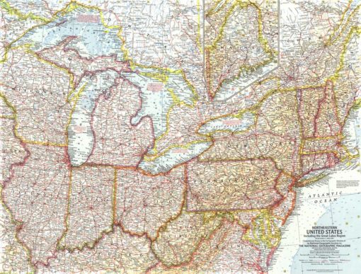 Northeastern United States - Published 1959 by National Geographic